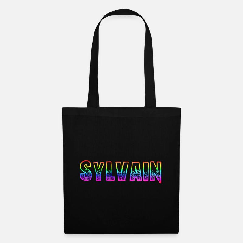 sylvain rs arc-en-ciel - Sac en tissu - noir
