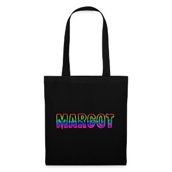 margot rs arc-en-ciel - Sac en tissu - noir - Devant
