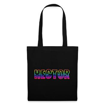 Hector RS Arc-en-ciel - Sac en tissu - noir - Devant