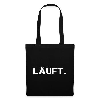Running. Cool Statement Minimal Trend Design - Tote Bag - black - Front