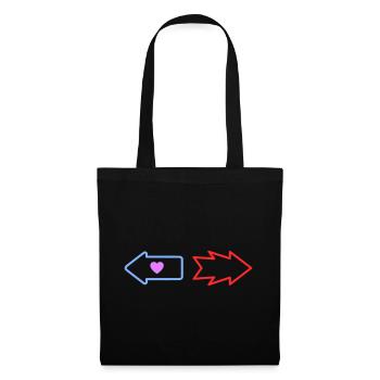 Arrows Direction Love Quarrel - Tote Bag - black - Front