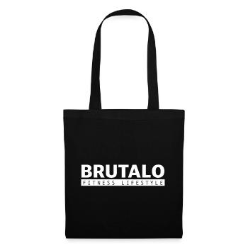 Brutalo Typo Grunge | Fitness Lifestyle Gym - Tote Bag - black - Front