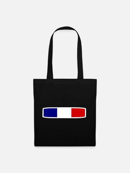 FRANKREICH - Stoffbeutel - Schwarz