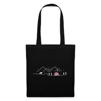 Norway Camping Caravan Norway Design - Tote Bag - black - Front