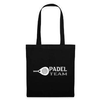 Padel - Stoffbeutel - Schwarz - Vorne