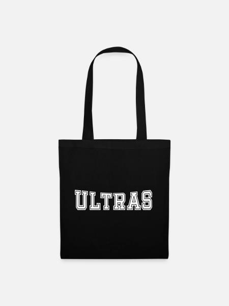 Ultras gebogenes Design - Stoffbeutel - Schwarz