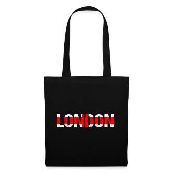 London England Flag City London - Tote Bag - black - Front