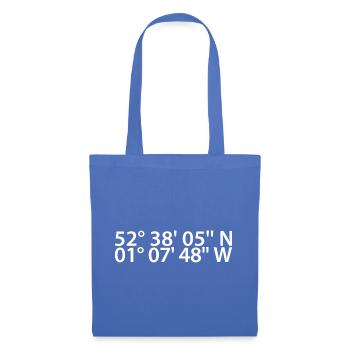 Leicester coordinates - Tote Bag - light blue - Front