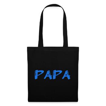 DAD. FATHER's DAY. HAPPY BIRTHDAY DAD. HAPPY BIRTHDAY. - Tote Bag - black - Front