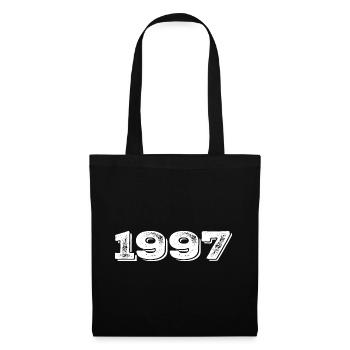 Birthday present 1997 - 1997 - Tote Bag - black - Front
