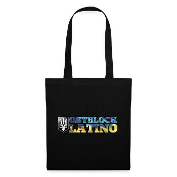 Ostblock Latino Ukrainer Ukraine Geschenk - Stoffbeutel - Schwarz - Vorne