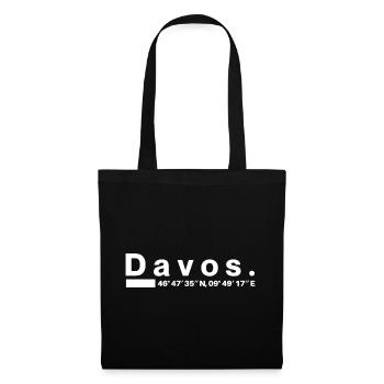 Davos Coordinates Graubünden Graubünden Graubünden - Tote Bag - black - Front