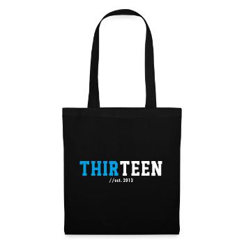 13th Birthday 2026 Thirteen Teen Gift Idea - Tote Bag - black - Front