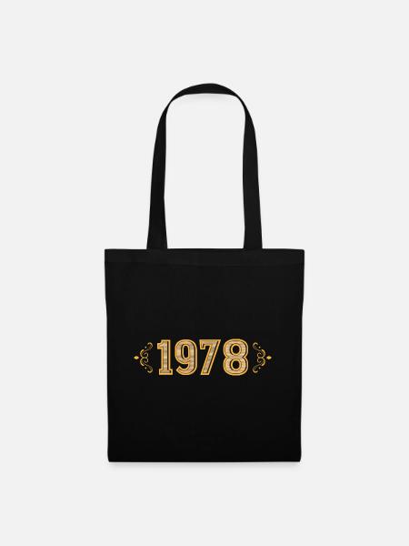 Legende seit 1978, Retro 1978 - Stoffbeutel - Schwarz