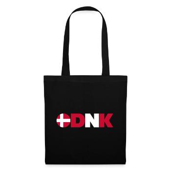 Danemark - Sac en tissu - noir - Devant