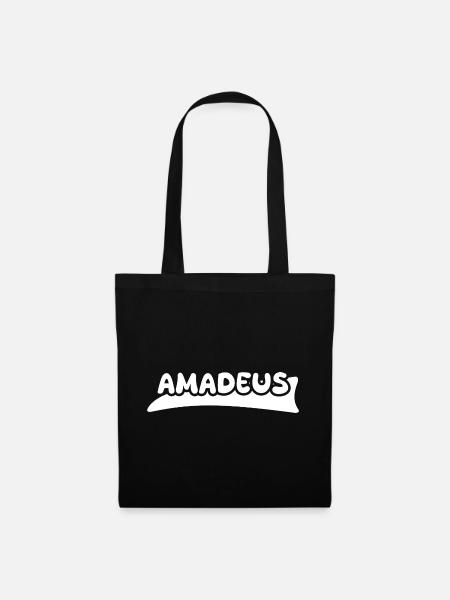 Geschenk für Amadeus - Stoffbeutel - Schwarz