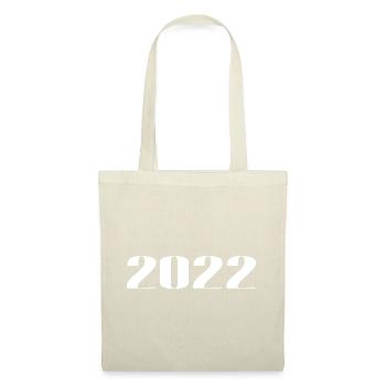2022 - Cadeau né en 2022 - Sac en tissu - nature - Devant