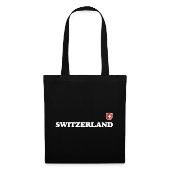 Suisse - Sac en tissu - noir - Devant