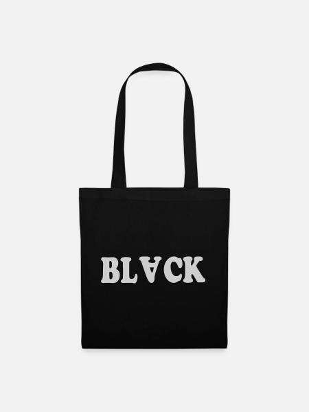 BLACK - Stoffbeutel - Schwarz