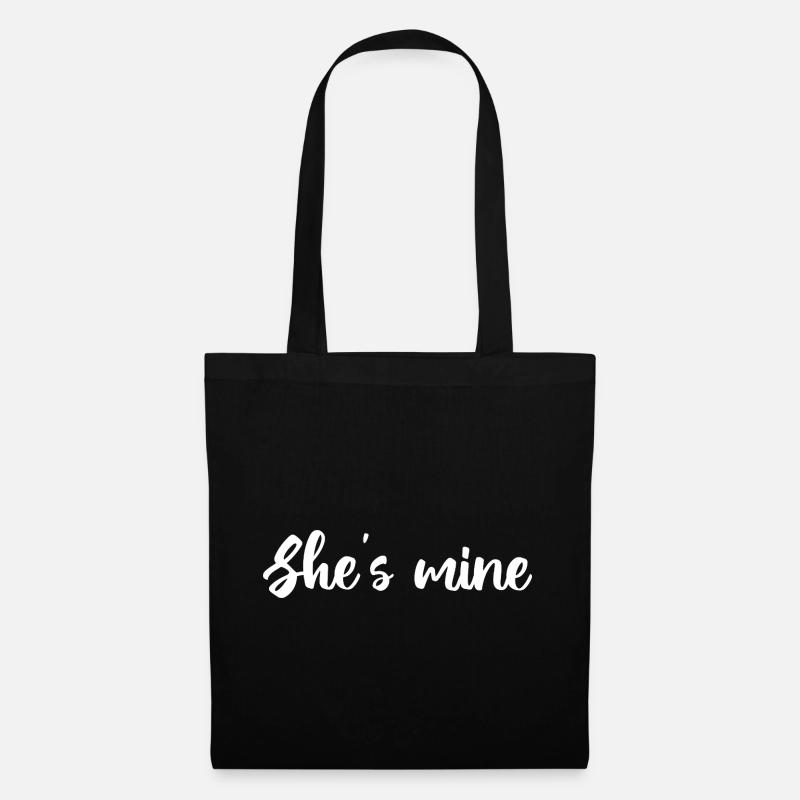 She_s Conception de la mine - Sac en tissu - noir