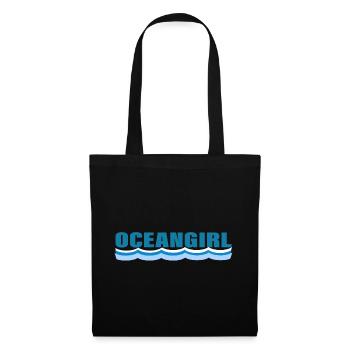 OCEANGIRL - Sac en tissu - noir - Devant