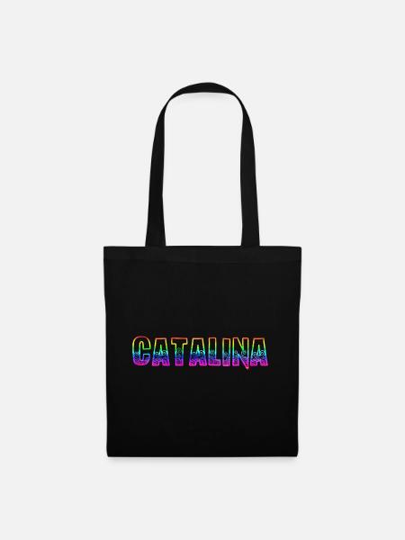 catalina rs regenbogen - Stoffbeutel - Schwarz