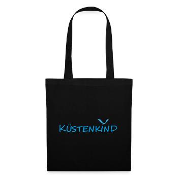 KÜSTENKIND - Stoffbeutel - Schwarz - Vorne