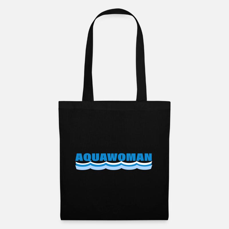 AQUAWOMAN - Stoffbeutel - Schwarz