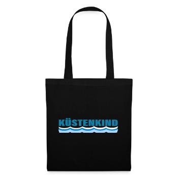 KÜSTENKIND - Stoffbeutel - Schwarz - Vorne