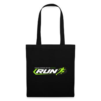 Neon Run Logo Sprint Look - Tote Bag - black - Front