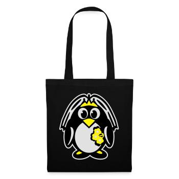 penguin bride - Tote Bag - black - Front