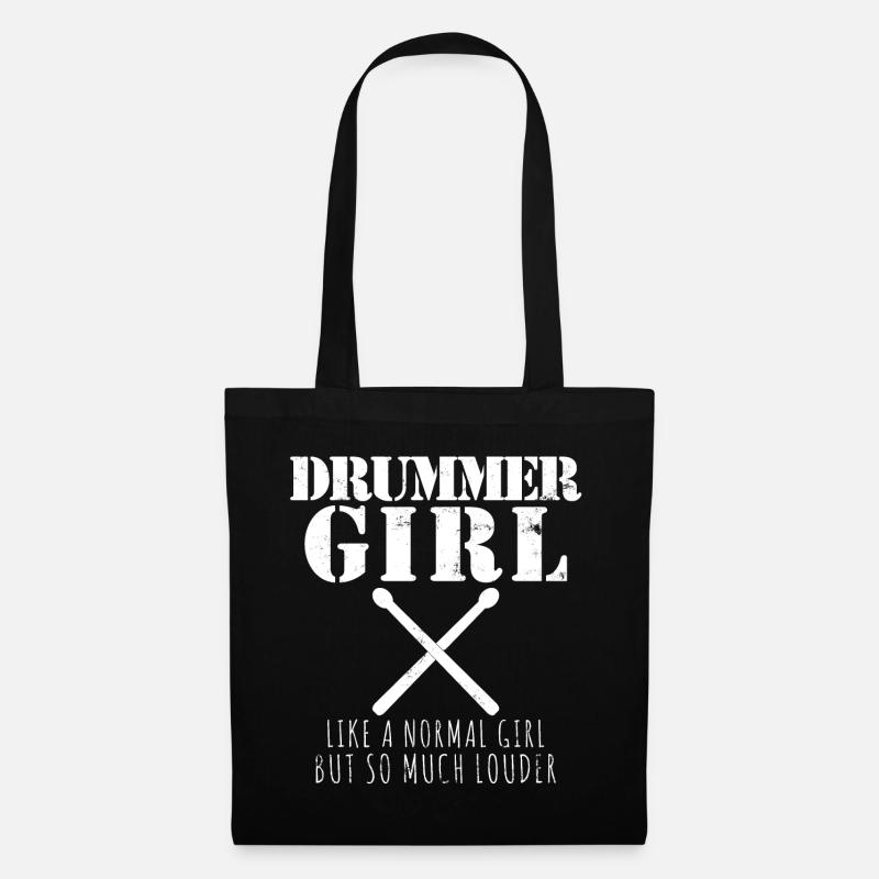 batteur - Sac en tissu - noir