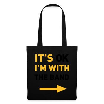Im with the Band - Tote Bag - black - Front