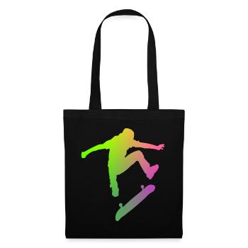 Skater - Stoffbeutel - Schwarz - Vorne