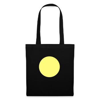 Yellow Circle T-Shirt - Tote Bag - black - Front