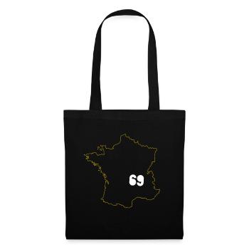 Lyon 69 Souvenir 69 France Frankreich - Tote Bag - black - Front