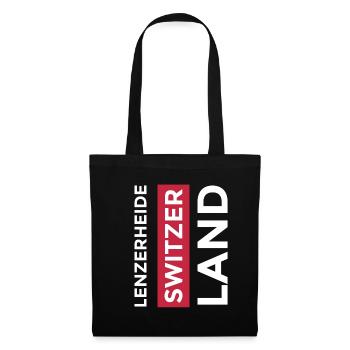 Lenzerheide Souvenir Graubünden Schweiz - Stoffbeutel - Schwarz - Vorne