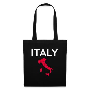 Traditionellstes Italien Souvenir - Stoffbeutel - Schwarz - Vorne
