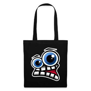 Face Comic - Tote Bag - black - Front
