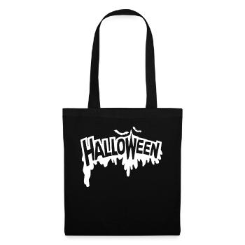 Halloween Zombie Gruselig Geschenk Idee - Stoffbeutel - Schwarz - Vorne