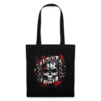 1903 One - Biker Skull - Stoffbeutel - Schwarz - Vorne