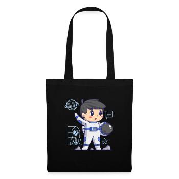 Space Travel Planets Astronomy Children Astronaut - Tote Bag - black - Front