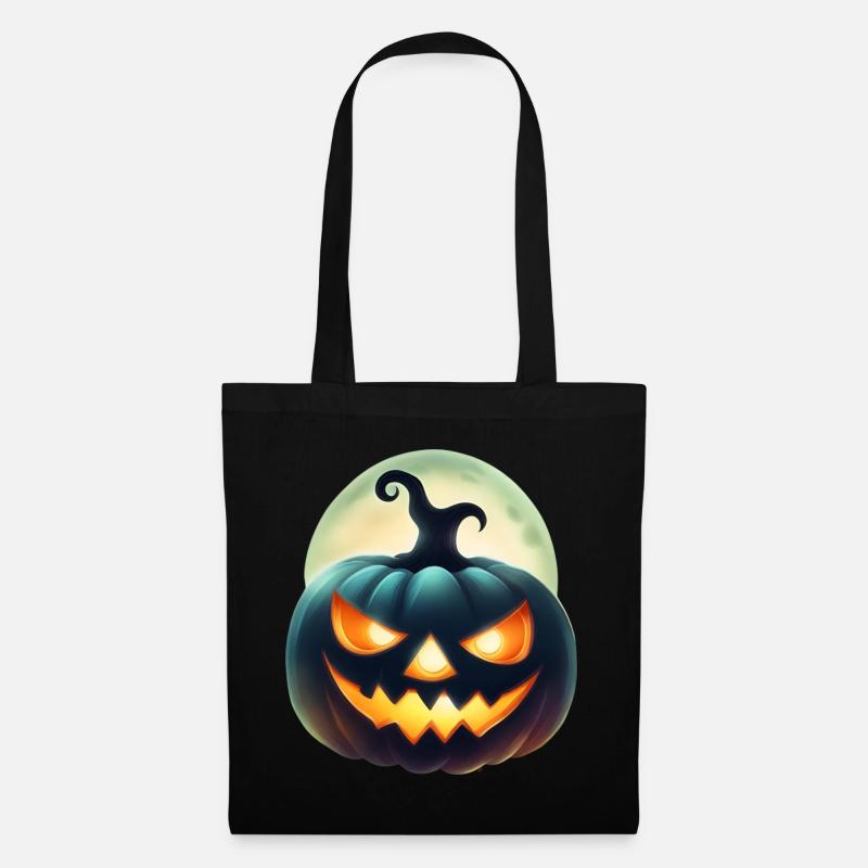 Halloween Pumpkin - Printflow - Stoffbeutel - Schwarz