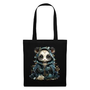 Panda Fairy the Mystical Oriental Panda Bear - Tote Bag - black - Front