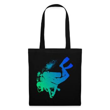 Plongée sous-marine Plongée sous-marine Plongeur Plongeur Libre - Sac en tissu - noir - Devant