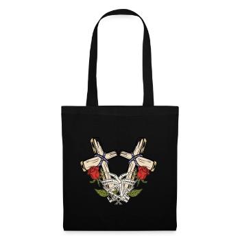Halloween Horror Vampire Cross - Tote Bag - black - Front