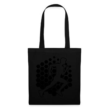 Jogging de fitness pour femmes Jogging pour hommes - Sac en tissu - noir - Devant