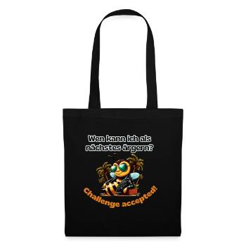 Who can I annoy Bee funny saying - Tote Bag - black - Front