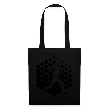 Jogging, Fitness, Course Femme, Course à pied, Cross Country - Sac en tissu - noir - Devant