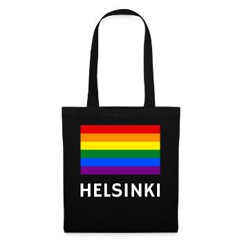 Pride Flag Helsinki - Tote Bag - black - Front